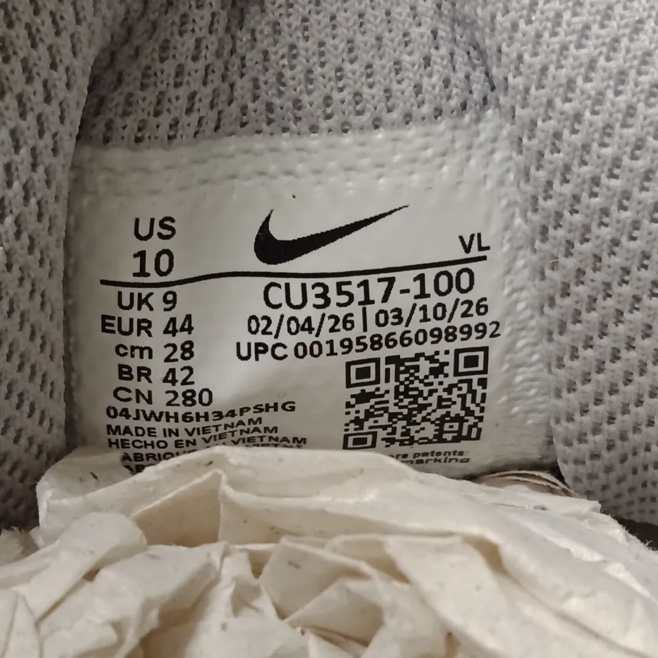BOXED NIKE RUNNING SHOES – WHITE, UK9 (US10) – MEN'S