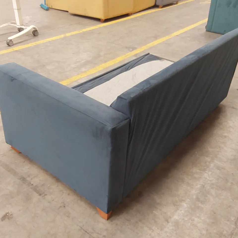 QUALITY DESIGNER SOFA CORNER BED SECTION - TEAL VELVET