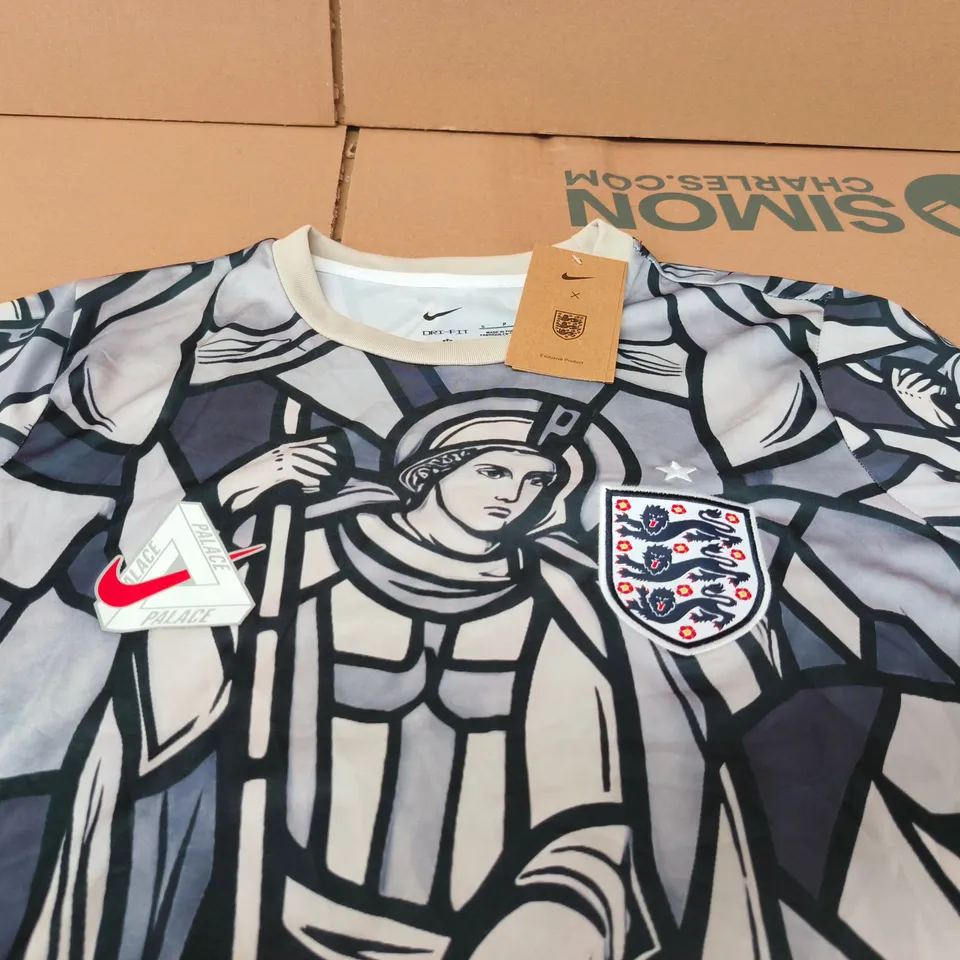 PALACE X NIKE ENGLAND FOOTBALL SHIRT – SIZE SMALL