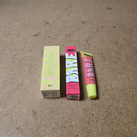 SET OF 3 MADE BY MITCHELL ITEMS: ROSEBUD LIP OIL (X2) + BRIGHTENING CONCEALER