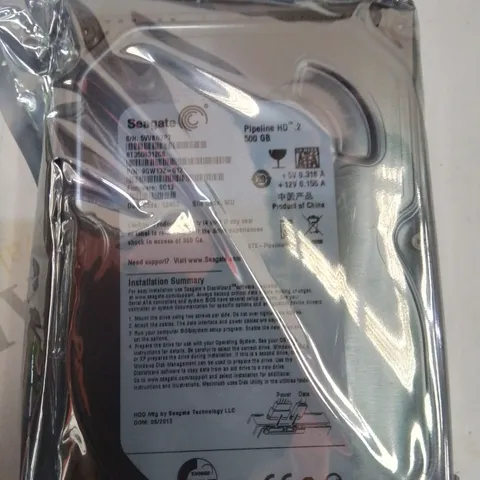 BAGGED AND SEALED SEAGATE PIPELINE .2 500GB HARD DRIVE