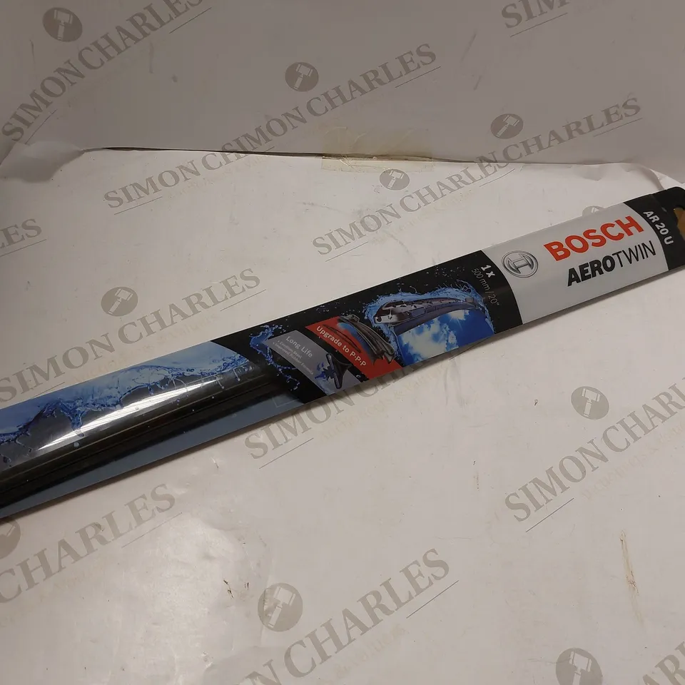 BOX OF 3 BOSCH AEROTWIN WINDSCREEN WIPERS IN ASSORTED SIZES - 1X AR 20 U 500MM, 2X A 864 S 640MM/450MM AND 1X A 332  H 330MM