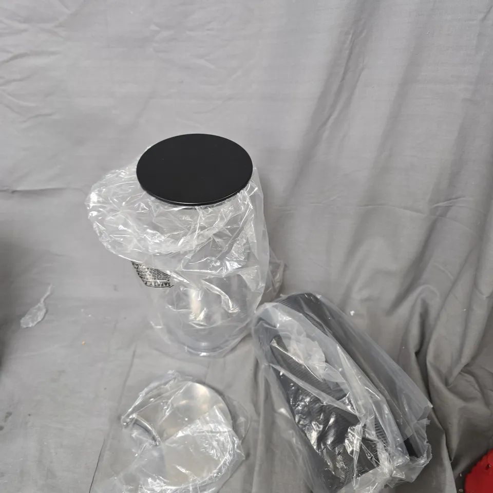 NESPRESSO COFFEE MACHINE - BLACK CAPSULE BREWER  WITH ACCESSORIES