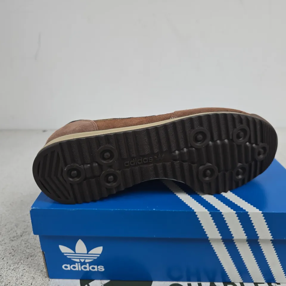 ADIDAS BROWN SL72 TRAINERS UK 9 BOXED