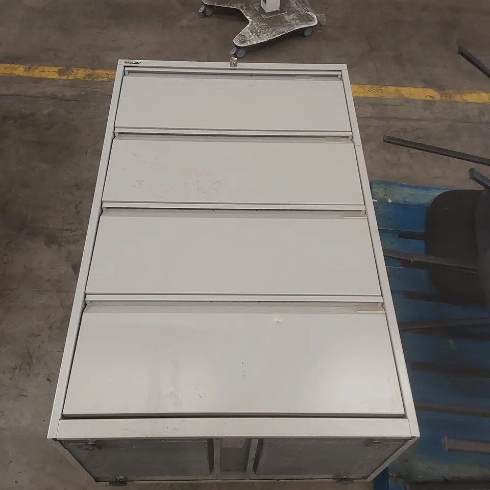 BISLEY 4-DRAWER METAL FILING CABINET