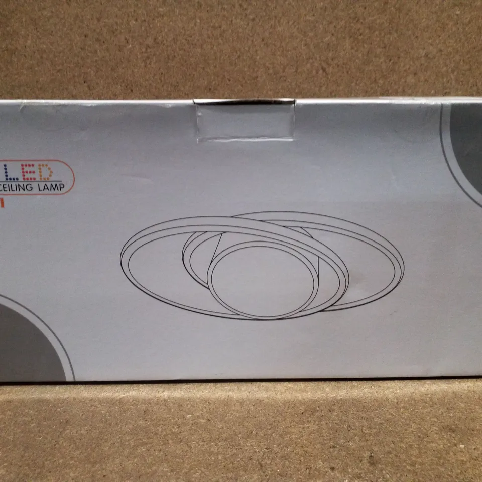 BOXED 3-LIGHT LED DOUBLE RING FLUSH MOUNT CEILING LIGHT
