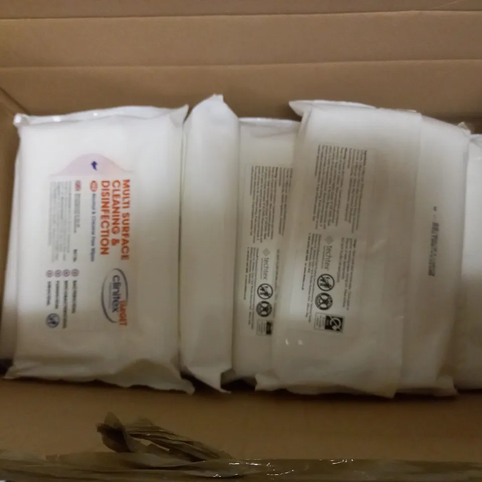 BOX OF MULTI SURFACE CLEANING WIPES