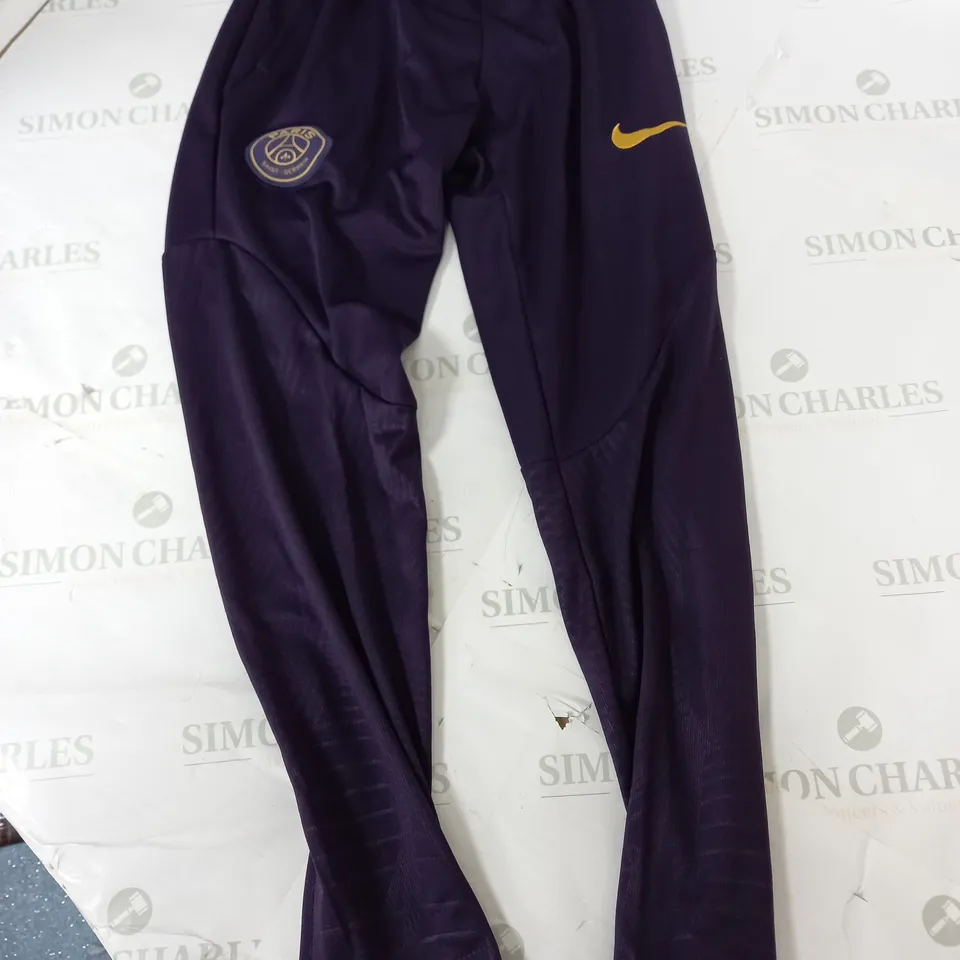 NIKE PSG TRAINING TRACKSUIT IN PURPLE - SIZE 14