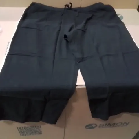 BOXED BRAND NEW APPROXIMATELY 29 JD WILLIAMS CHEESECLOTH WIDE LEG TROUSERS BLACK SIZE 24