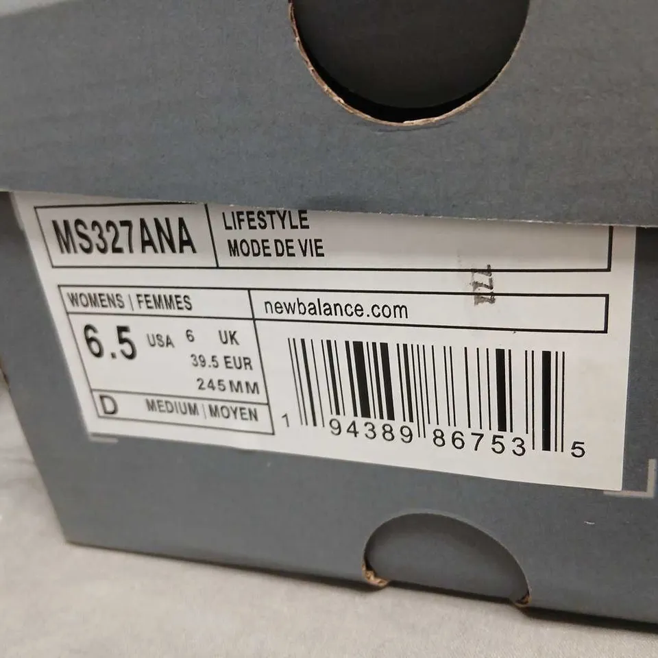 NEW BALANCE MS327ANA WOMEN'S LIFESTYLE SNEAKERS – WHITE WITH LEOPARD PANEL