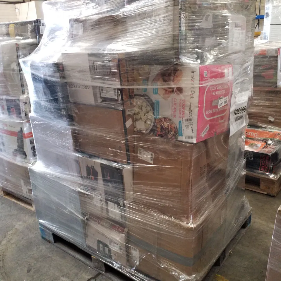 PALLET OF APPROXIMATELY 29 UNPROCESSED RAW RETURN HOUSEHOLD AND ELECTRICAL GOODS TO INCLUDE;