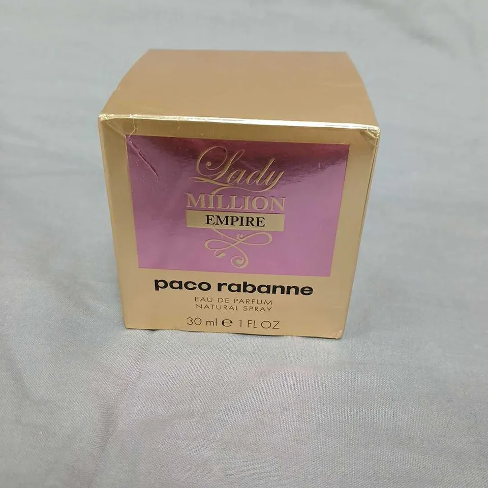 PACO RABANNE LADY MILLION EMPIRE EAU DE PARFUM 30 ML – BOXED