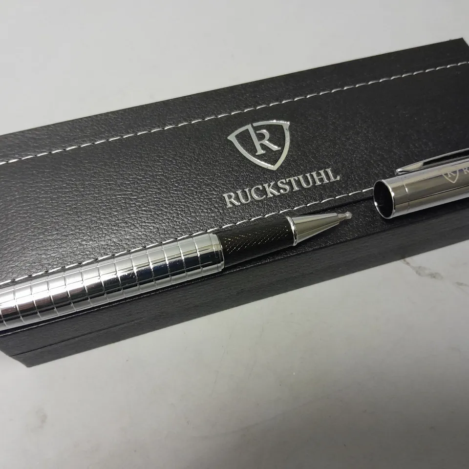 RUCKSTUHL STAINLESS STEEL LUXURY PEN IN GIFT BOX 