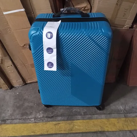 UNBOXED NEO ELECTRIC BLUE HARD SHELL LUGGAGE SUITCASE