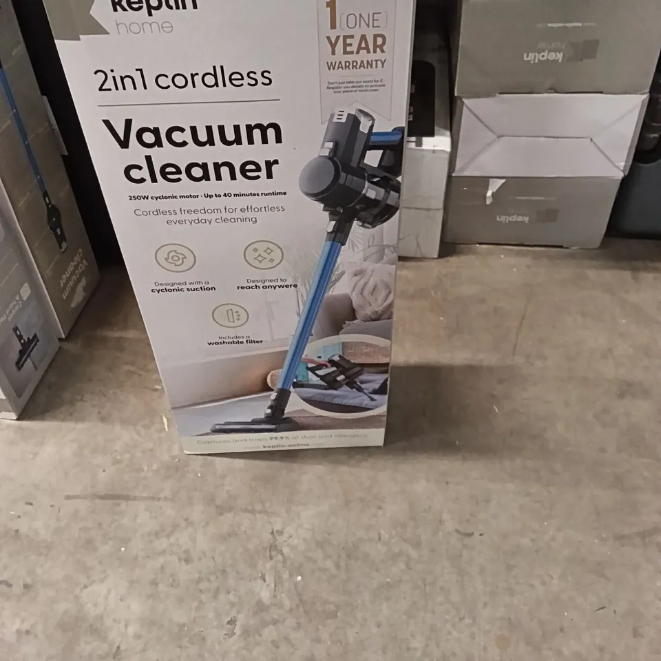 BOXED 2IN1 KEPLIN CORDLESS VACUUM CLEANER