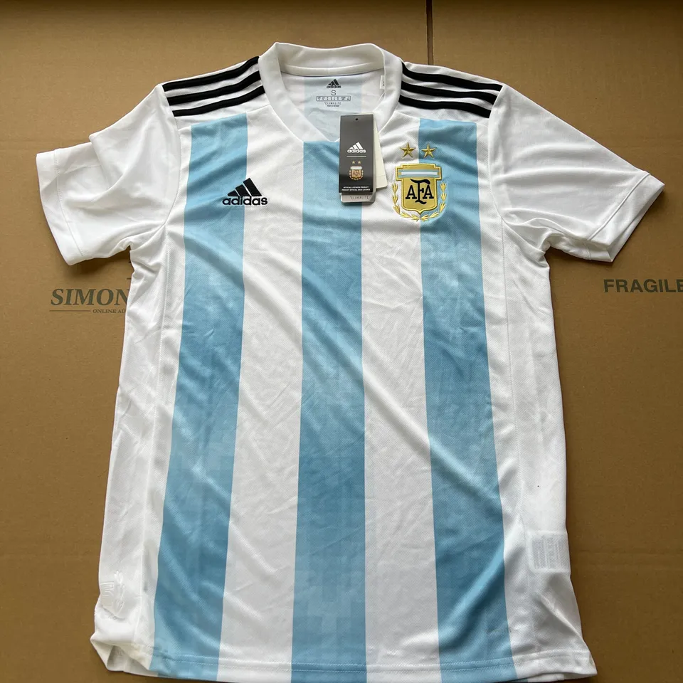 ADIDAS ARGENTINA CLIMALITE SHIRT SIZE S 
