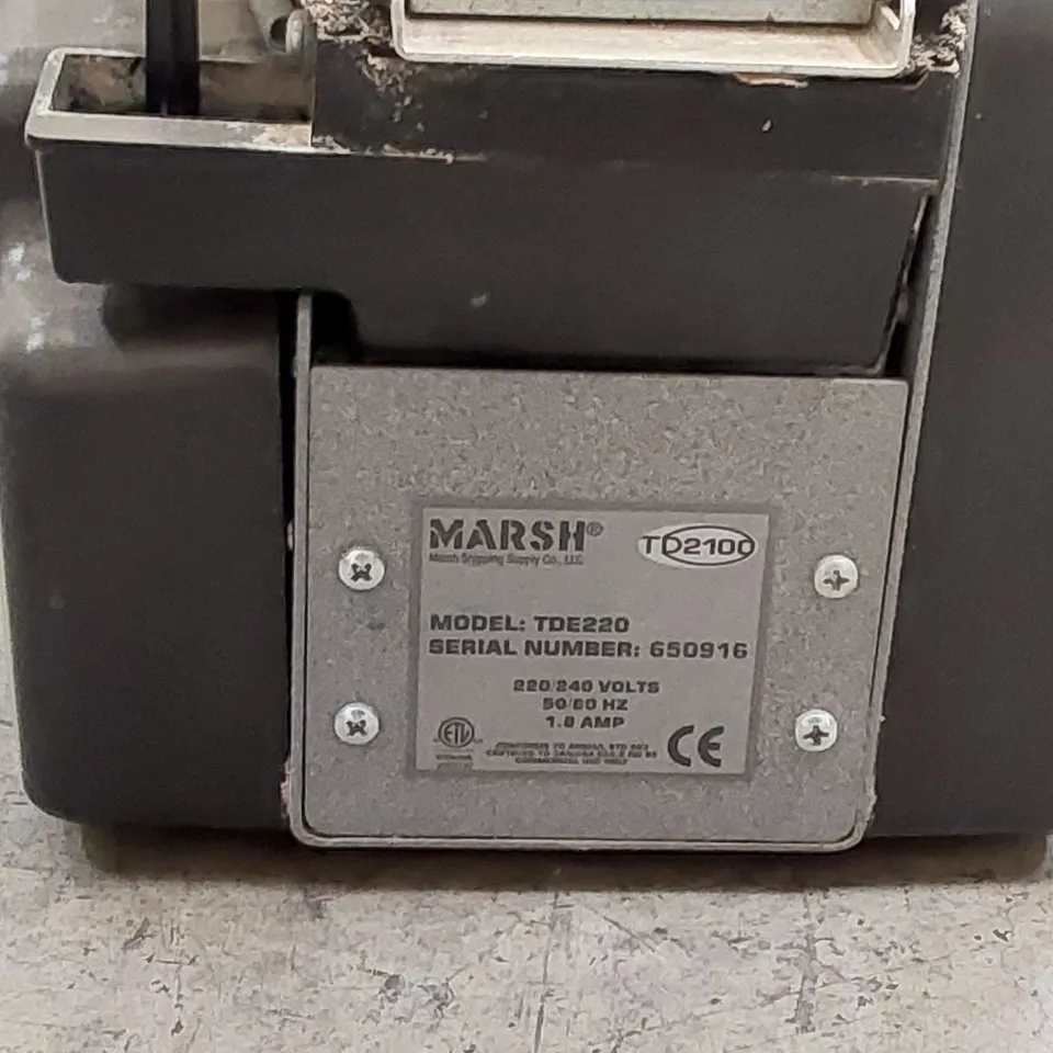 MARSH TDE220, PAPER TAPE DISPENSER (1 ITEM)