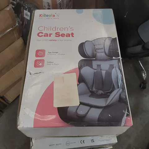 BOXED KIDOOLA CHILDREN'S CAR SEAT