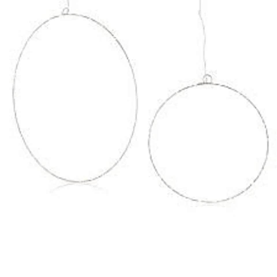 HOME REFLECTIONS SET OF 2 MICRODOT LIGHT HANGING DECORATION