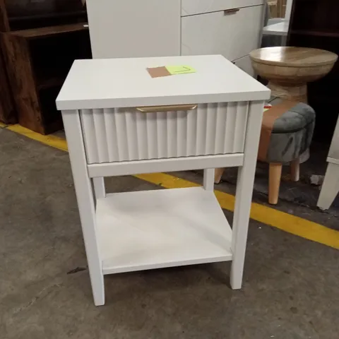 DESIGNER 1 DRAWER BEDSIDE TABLE 