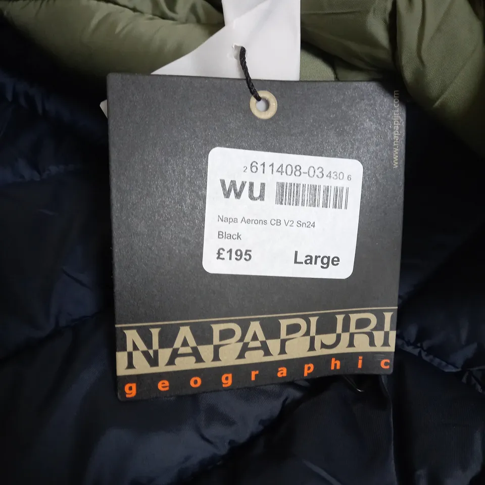 NAPAPIJRI AERONS BUBBLE COAT SIZE L
