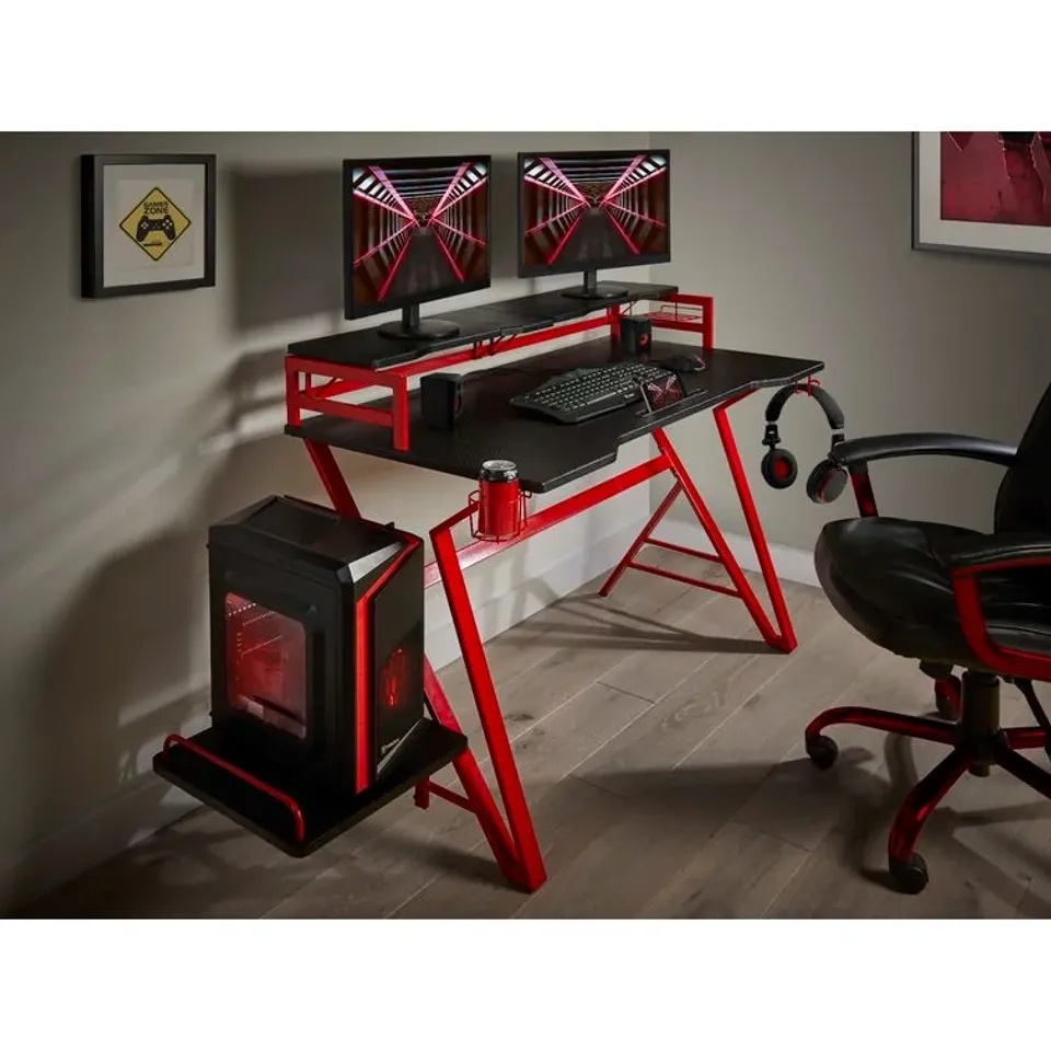 BOXED COMPUTER DESK BLACK 