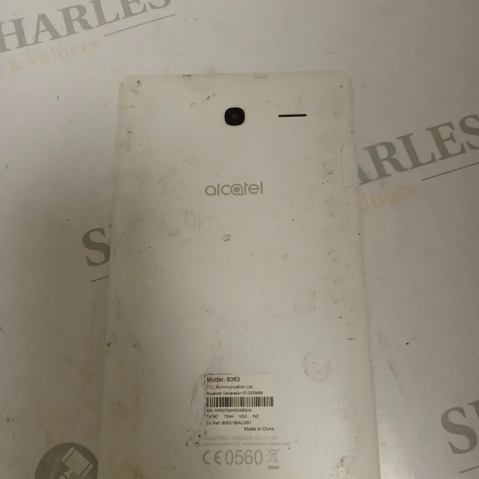 UNBOXED ALCATEL TABLET WHITE MODEL 8063