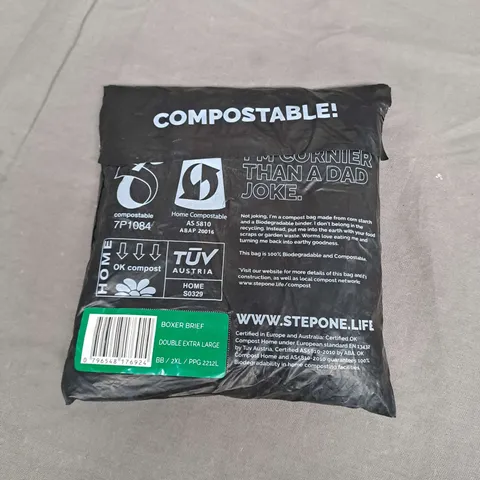 SEALED STEP ONE BOXER BRIEFS IN GREEN SIZE 2XL