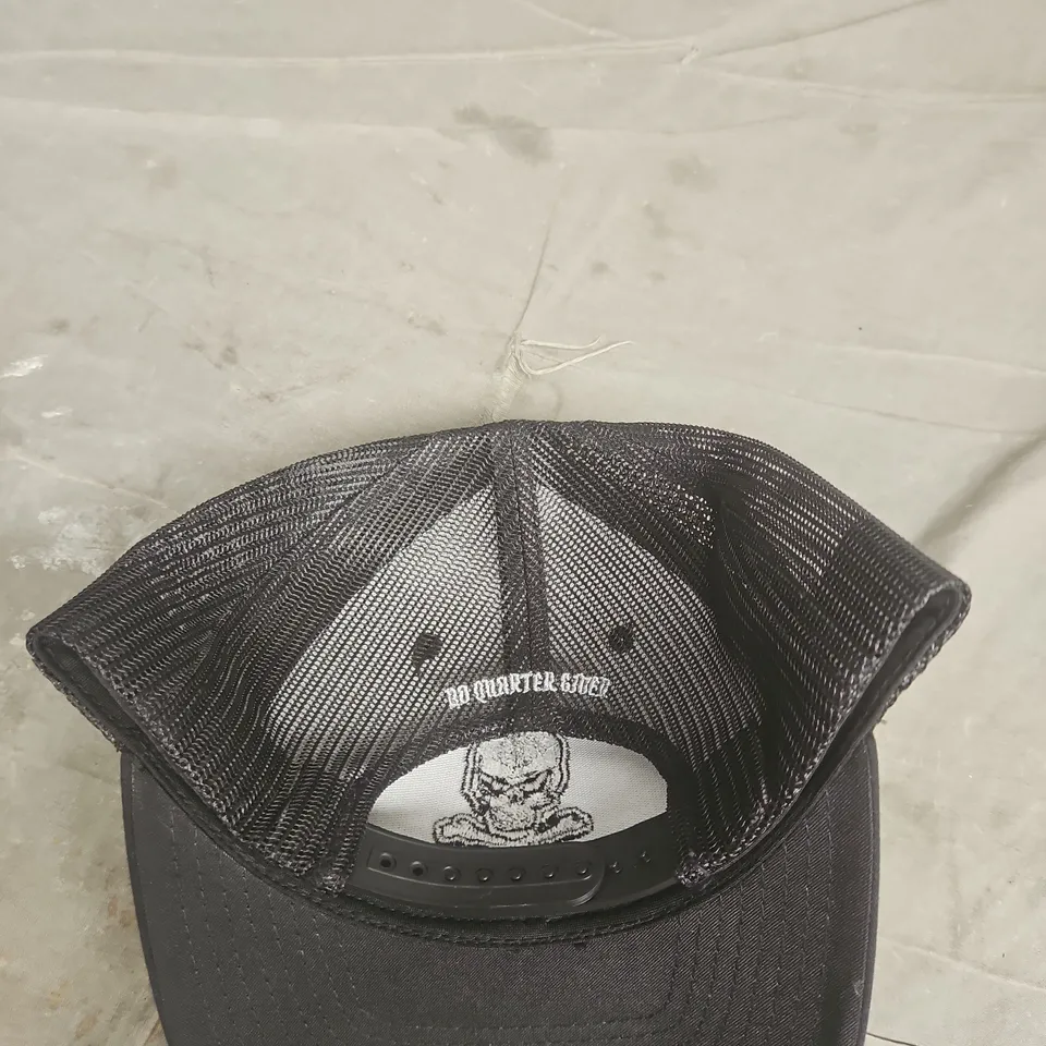 THRUDARK X NEW ERA CAP – BLACK SKULL & CROSSBONES TRUCKER HAT, ADJUSTABLE SNAPBACK