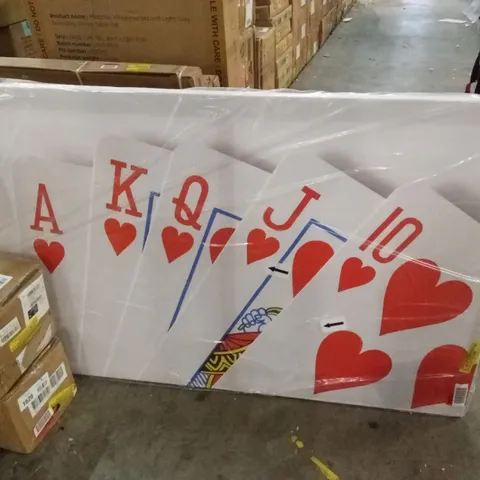 BAGGED PLAYING CARDS BY MONITOR6 - WRAPPED CANVAS PRINT