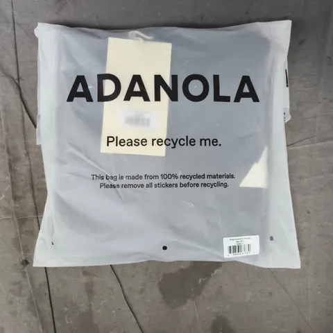 BAGGED ADANOLA PEAKS OVERSIZED HOODIE IN NAVY BLUE SIZE SMALL