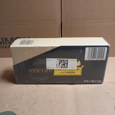 ENCORE PET FOOD – CHICKEN BREAST WITH CHEESE, 16 X 70G TINS