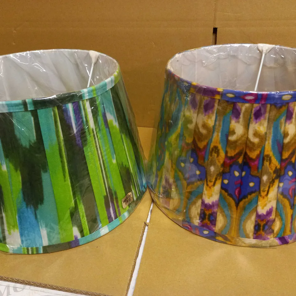 LOT OF 2X LIGHT SHADES