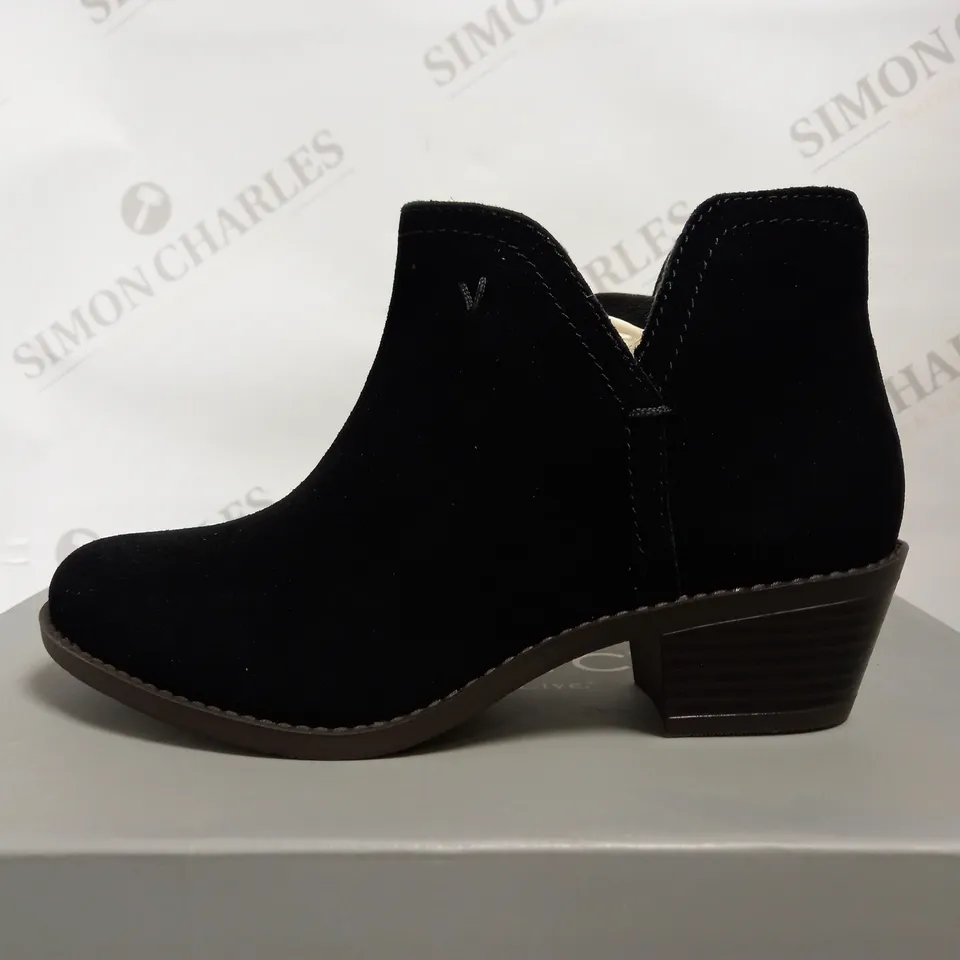 VIONIC ORTHOTIC FELICITY ANKLE BOOTS NAVY UK SIZE 3