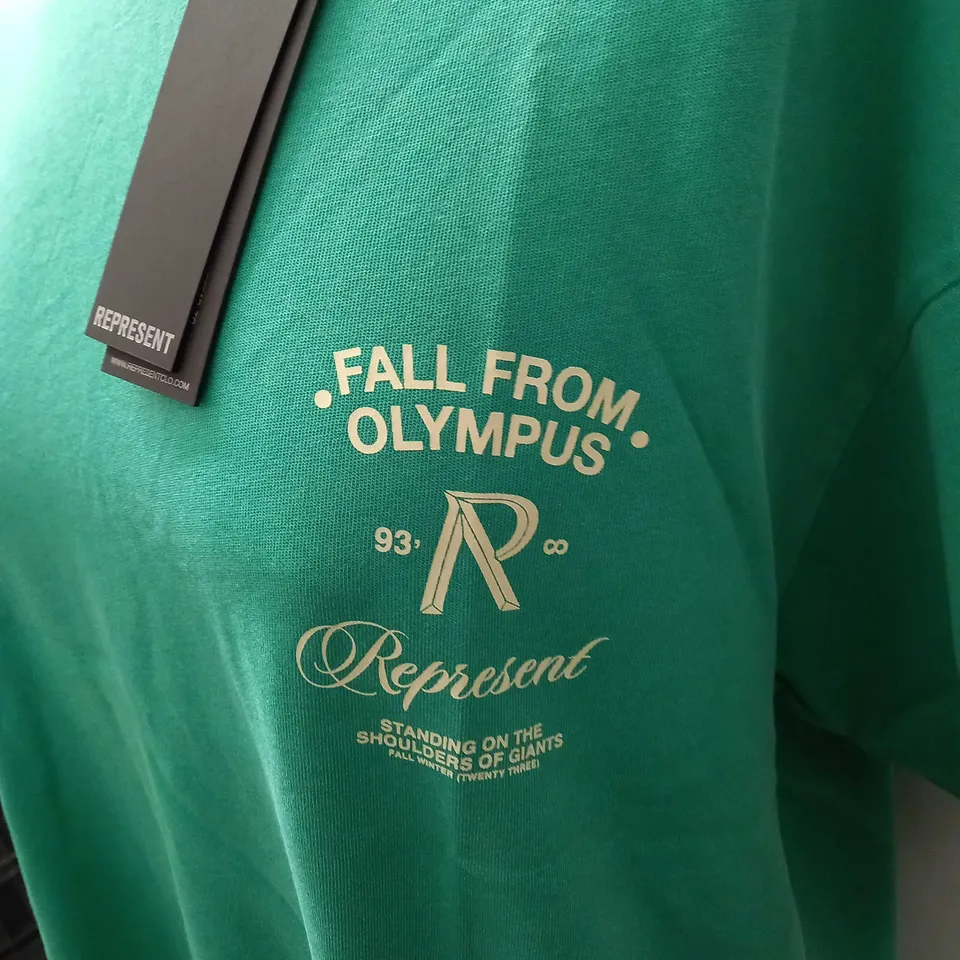 REPRESENT FALL FROM OLYMPUS T-SHIRT SIZE M
