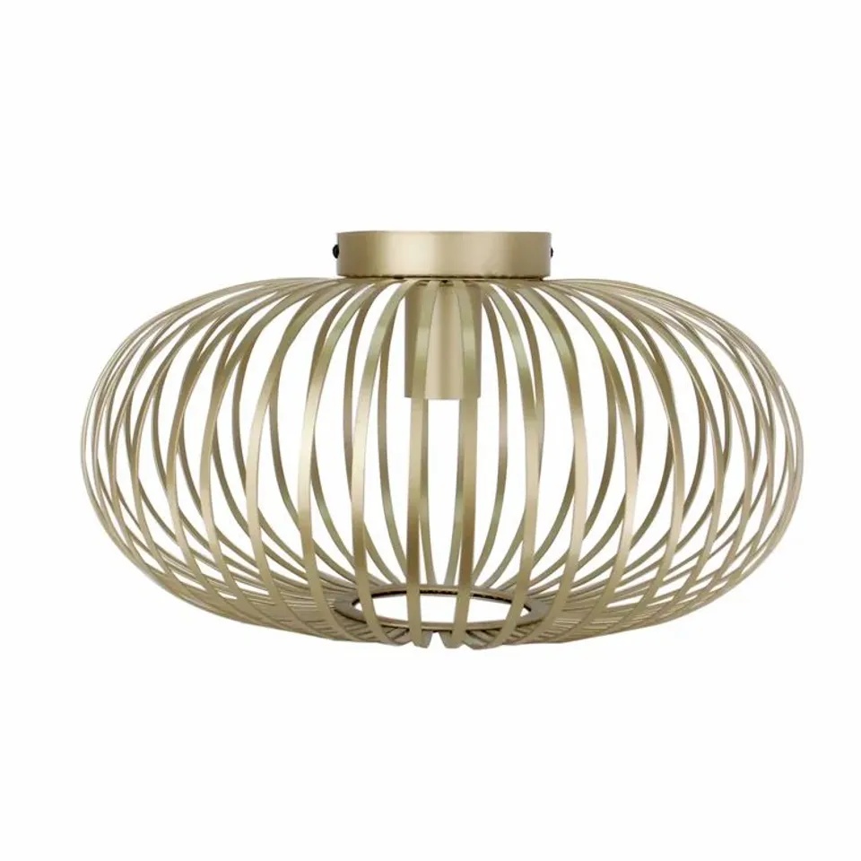 MONTEJANO 1 LIGHT FLUSH MOUNT FINISH GOLD 