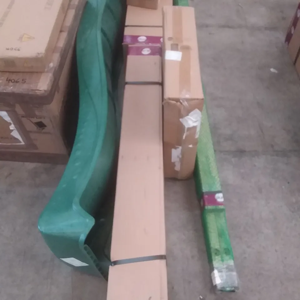 PLUM WOODEN LOOKOUT TOWER WITH SWING AND SLIDE (6 PARTS - MAY BE PARTS MISSING)