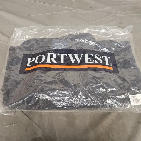 BAGGED PORTWEST SOFTSHELL JACKET IN NAVY - XL
