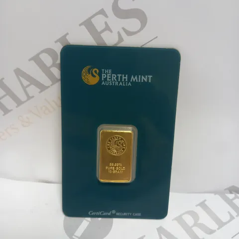 THE PERTH MINT AUSTRALIA 10 GRAM KANGAROO PRINTED BAR