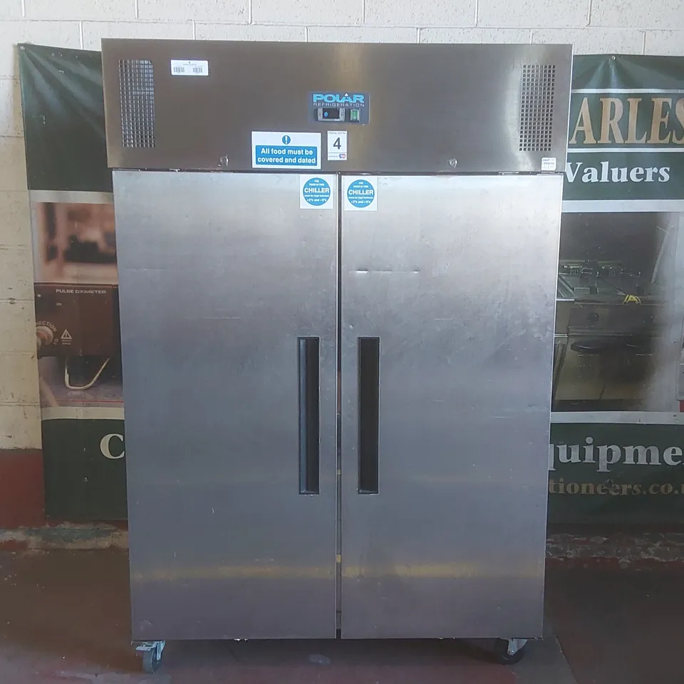 POLAR G594 G-SERIES UPRIGHT DOUBLE DOOR FRIDGE 1200LTR