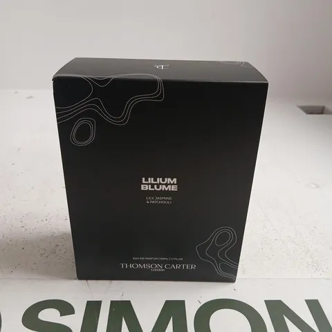 BOXED THOMSON CARTER LONDON LILIUM BLUME LILY, JASMINE AND PATCHOULI EAU DE PARFUM 50ML