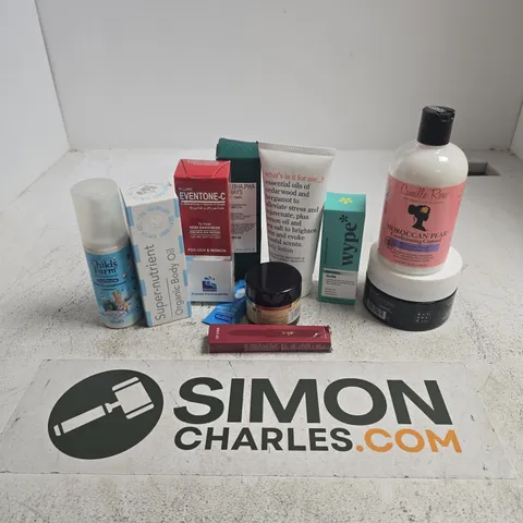 APPROXIMATELY 20 ASSORTED HEALTH & BEAUTY PRODUCTS TO INCLUDE THE RITUAL OF JING SALT BODY SCRUB, WYPE SOOTHE REFILL, SUPER-NUTRIENT ORGANIC BODY OIL, ETC - COLLECTION ONLY