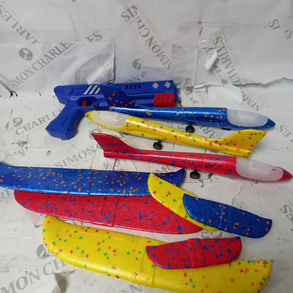 CATAPULT AEROPLANE TOYS DIY MODIFICATION & SURPRISE STICKER