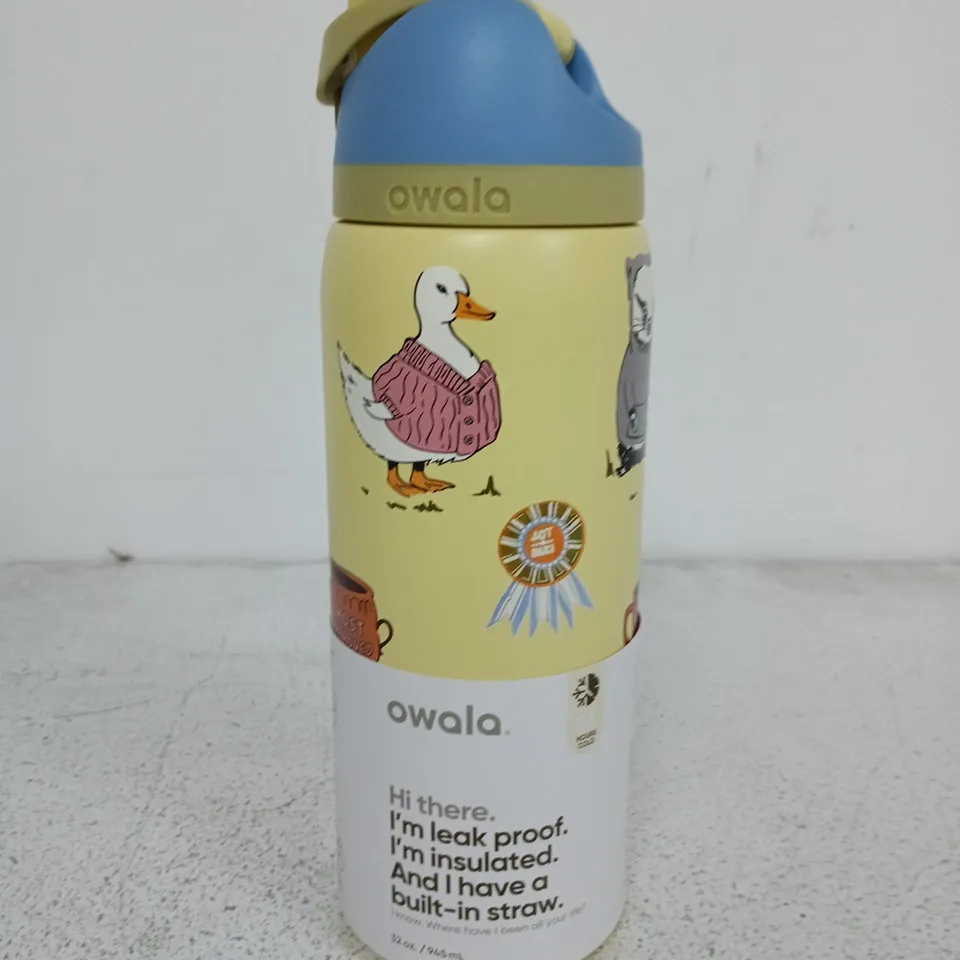 OWALA 945ML ANIMAL THEMED DRINKS CONTAINER WITH FREESIP SPOUT