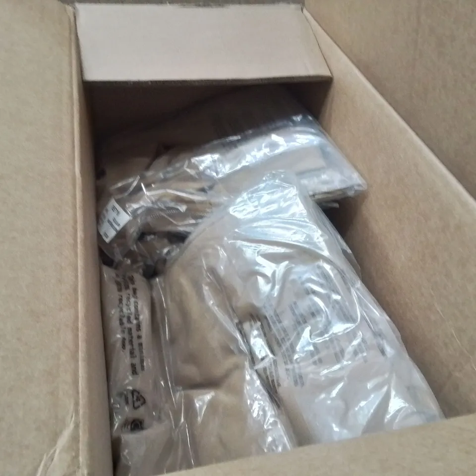 BOXED BRAND NEW APPROXIMATELY 17 JD WILLIAMS UTILITY WIDE LEG TROUSERS MUSHROOM SIZE 26