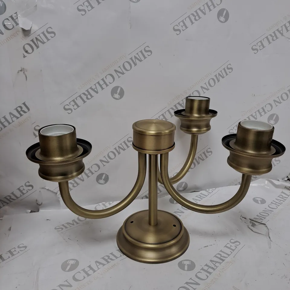 JOHN LEWIS OPALINE 3 ARM SEMI FLUSH LIGHT