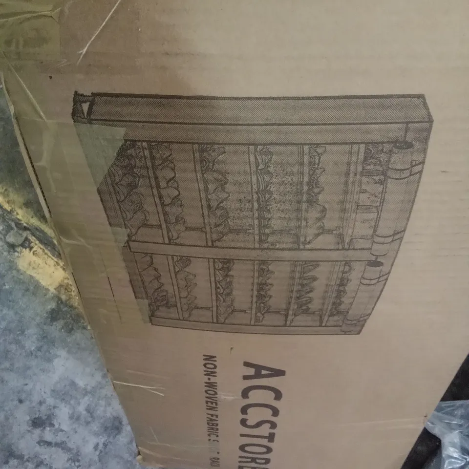 BOXED ACCSTORE NON-WOVEN FABRIC SHOE RACK 