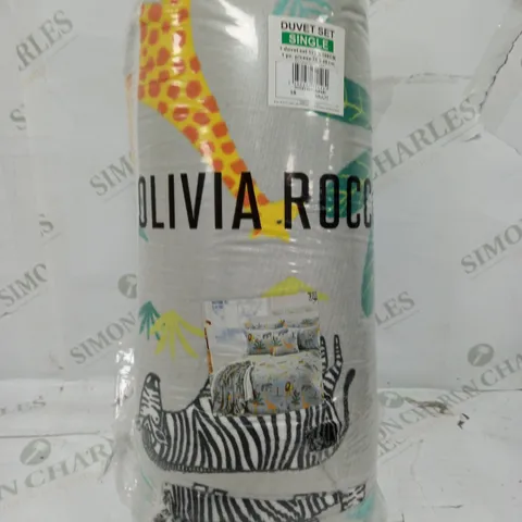OLIVIA ROCCO SAFARI TEDDY FLEECE DUVET