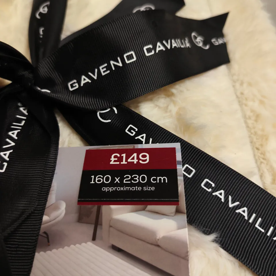 GAVENO CAVAILIA SHUM FAUX FUR RUG 160 X 230CM APPROX