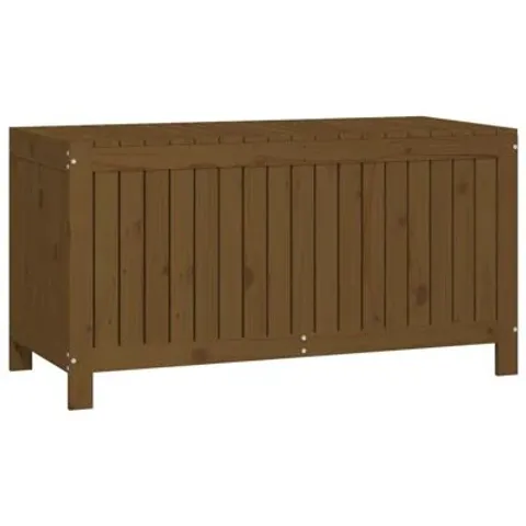 BOXED GARDEN STORAGE BOX 121 X 55 X 64 CM SOLID WOOD PINE (1 BOX)